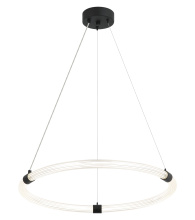 Matteo Lighting C34824MB - Inkara Matte Black Pendant