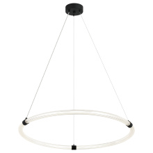 Matteo Lighting C34832MB - Inkara Matte Black Pendant