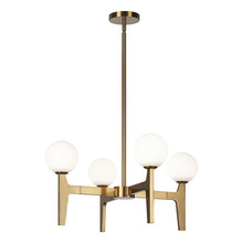 Matteo Lighting C34904AGOP - Scriben Aged Gold Brass Pendant