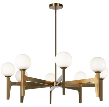 Matteo Lighting C34908AGOP - Scriben Aged Gold Brass Pendant