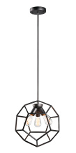 Matteo Lighting C54603RB - Geometry Series Rusty Black Pendant