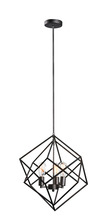 Matteo Lighting C54623RB - Geometry Series Rusty Black Pendant
