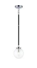 Matteo Lighting C58201CHCL - Particles Black and Chrome Pendant
