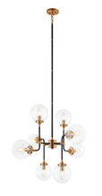 Matteo Lighting C58208AGCL - Particles Aged Gold Brass Pendant