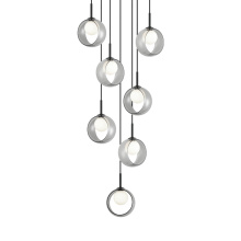 Matteo Lighting C60607BKSM - Delcia Black Pendant