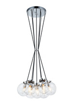 Matteo Lighting C63007CHCL - The Bougie Chrome Pendant