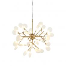 Matteo Lighting C69824GL - Hydragea Bloom Gold Pendant
