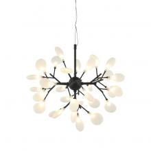Matteo Lighting C69824MB - Hydragea Bloom Matte Black Pendant