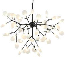Matteo Lighting C69836MB - Hydragea Bloom Matte Black Pendant