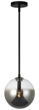 Matteo Lighting C70711BKSM - Averley Black Pendant