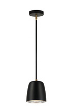 Matteo Lighting C73701BK - Luca Black Pendant