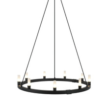Matteo Lighting C75209MB - Cascadian Matte Black Chandelier