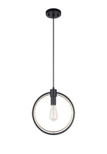 Matteo Lighting C78601BK - Odyssey Black Pendant