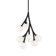 Matteo Lighting C81507BKOP - Rami Black Chandelier