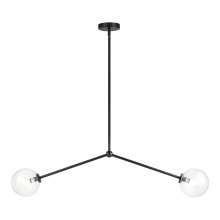 Matteo Lighting C81702BKCL - Novo Black Pendant
