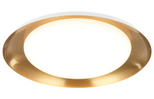 Matteo Lighting M12215WHAG - Lalonde White Ceiling Mount