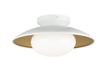 Matteo Lighting M13111WHOP - Hatley White Ceiling Mount