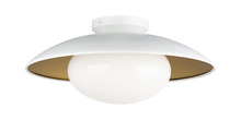 Matteo Lighting M13121WHOP - Hatley White Ceiling Mount