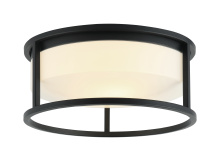 Matteo Lighting M15002MB - Framerton Matte Black Ceiling Mount