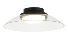 Matteo Lighting M16411MBCL - Luna Matte Black Flush Mounts