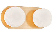 Matteo Lighting S01302AGOP - Knobbel Aged Gold Brass Wall Sconce