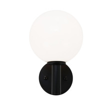Matteo Lighting S06001BKOP - Cosmo Black Wall Sconce