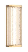 Matteo Lighting S11812AG - Aislynn Aged Gold Brass Wall Sconce