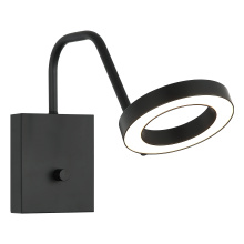 Matteo Lighting S12811BK - Realm Black Wall Sconce