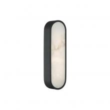 Matteo Lighting W05916MB - Marblestone Matte Black Wall Sconce
