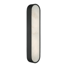 Matteo Lighting W05922MB - Marblestone Matte Black Wall Sconce