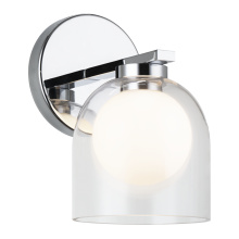Matteo Lighting W60701CHCL - Derbishone Chrome Wall Sconce