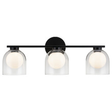 Matteo Lighting W60703BKCL - Derbishone Black Wall Sconce