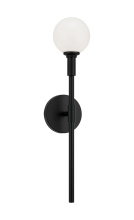 Matteo Lighting W64801BKOP - Candlestix Black Wall Sconce