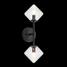 Matteo Lighting W81742BKCL - Novo Black Wall Sconce