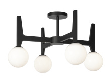Matteo Lighting X34904MBOP - Scriben Matte Black Ceiling Mount