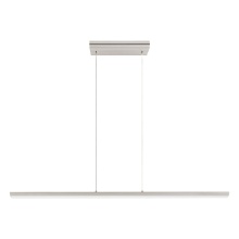 Eglo Canada 204091A - 1 LT LED Linear Pendant w/ Matte Nickel Finish & White Acrylic Diffuser