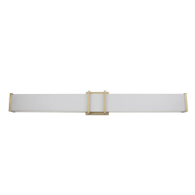 Eglo Canada 204129A - 1 LT LED Bath/Vanity Light w/ Brushed Gold Finish & White Acrylic Shade