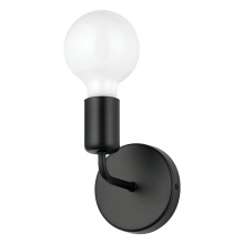 Eglo Canada 205335A - 1 LT Open Bulb Wall Light w/ a Matte Black Finish