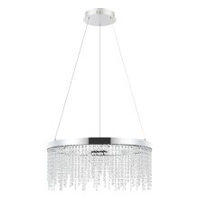 Eglo Canada 39279A - LED Pendant w/ Chrome Finish & Clear Crystal Strands
