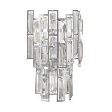Eglo Canada 39628A - 3 LT Wall Light w/ Chrome Finish & Clear Glass Crystal Elements