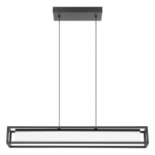 Eglo Canada 39629A - 1 LT LED Linear Pendant w/ Black Finish & White Acrylic Diffuser