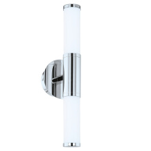 Eglo Canada 95142A - 1 LT Integrated LED Bath/Vanity Wall Light w/ Chrome Finish & Opal Glass Shade