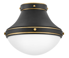 Hinkley 39051BK - Medium Flush Mount