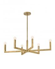 Hinkley 45048HB - Small Six Light Linear