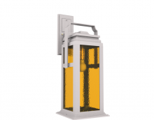 SNOC 36501-AC03 - Serie 65e - Wall mount down open bottom large format - 36501